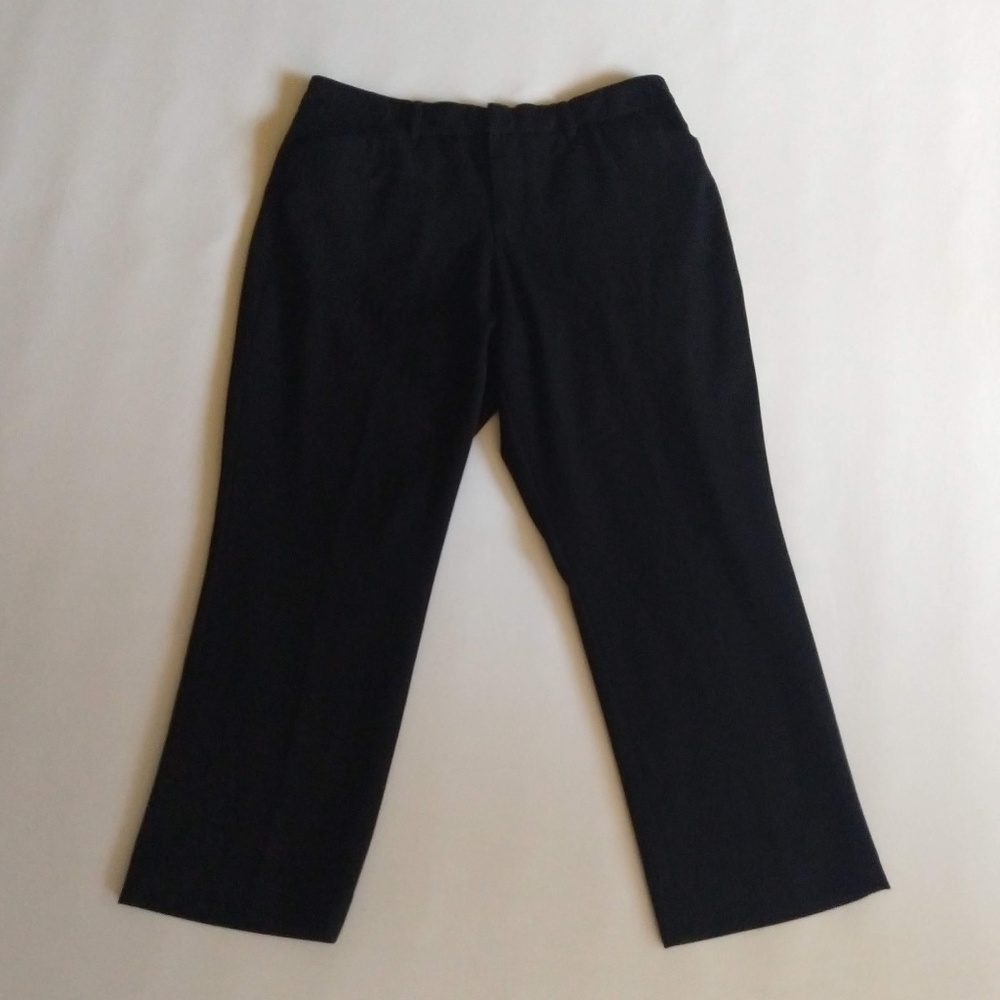Nine West Career Cropped Black Dress Pants 10